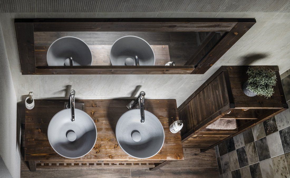 Sapho Brand lustro 130x70 cm rama świerk bejcowany BA061S