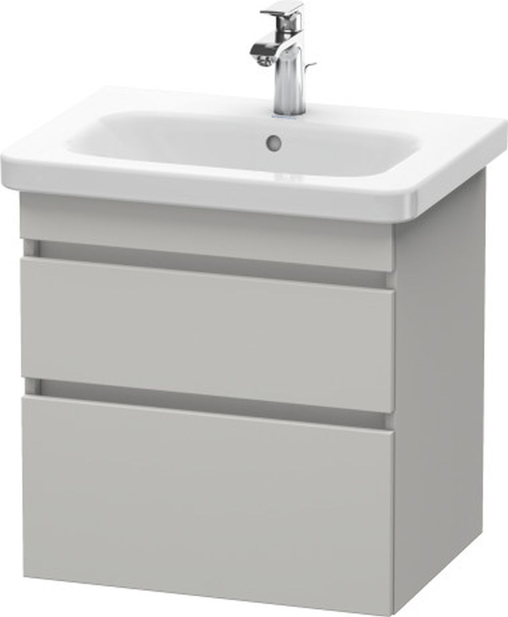 Duravit DuraStyle szafka 58 cm podumywalkowa wisząca beton mat dekor DS648000743