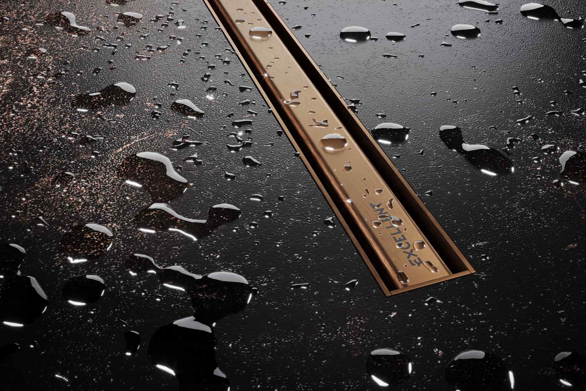 Excellent Stilio ruszt odpływu liniowego 90 cm miedź szczotkowana INEX.1525.900.R.CB - Wysyłka w 24h