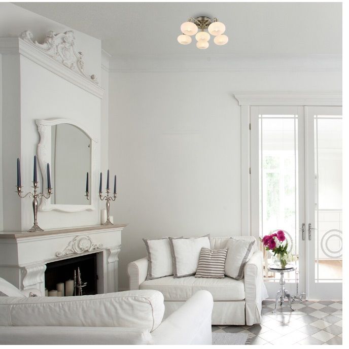 Rabalux Sorina lampa podsufitowa 6x40 W mosiądz 3918