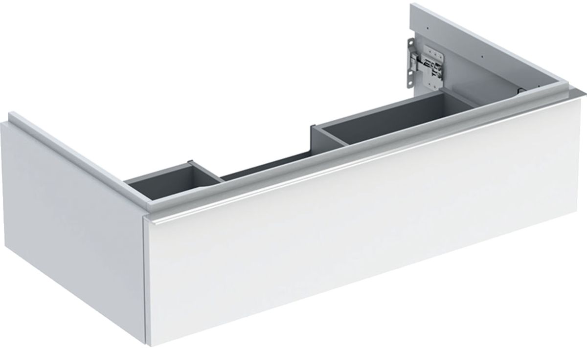 Geberit iCon szafka 88.8 cm podumywalkowa wisząca biały połysk/chrom 502.312.01.2