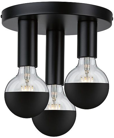 Paulmann Neordic Skogen lampa podsufitowa 3x20W czarna 79761