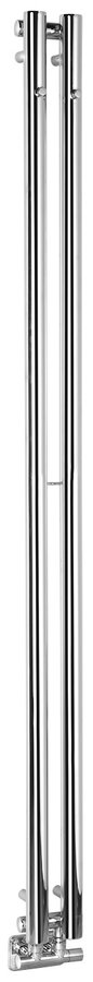 Sapho Pilon grzejnik łazienkowy dekoracyjny 180x12,2 cm chrom IZ123T - Wysyłka w 24h
