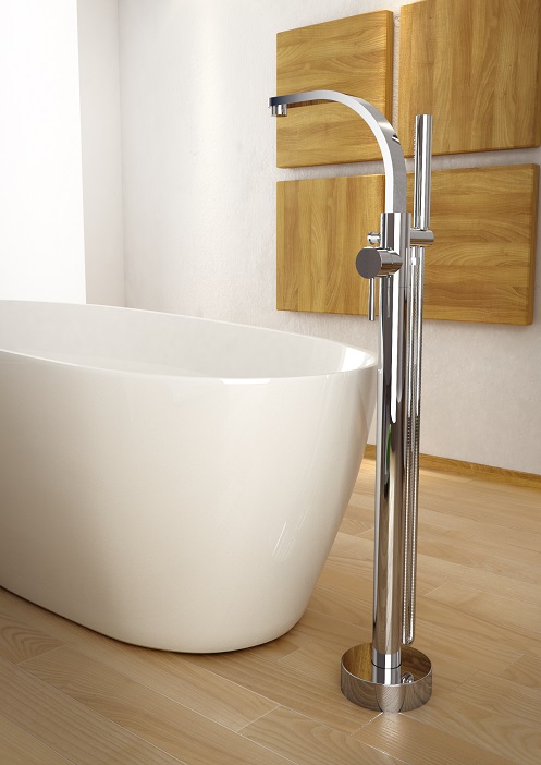 Besco Decco I bateria wannowo-prysznicowa wolnostojąca chrom BW-DI-CH