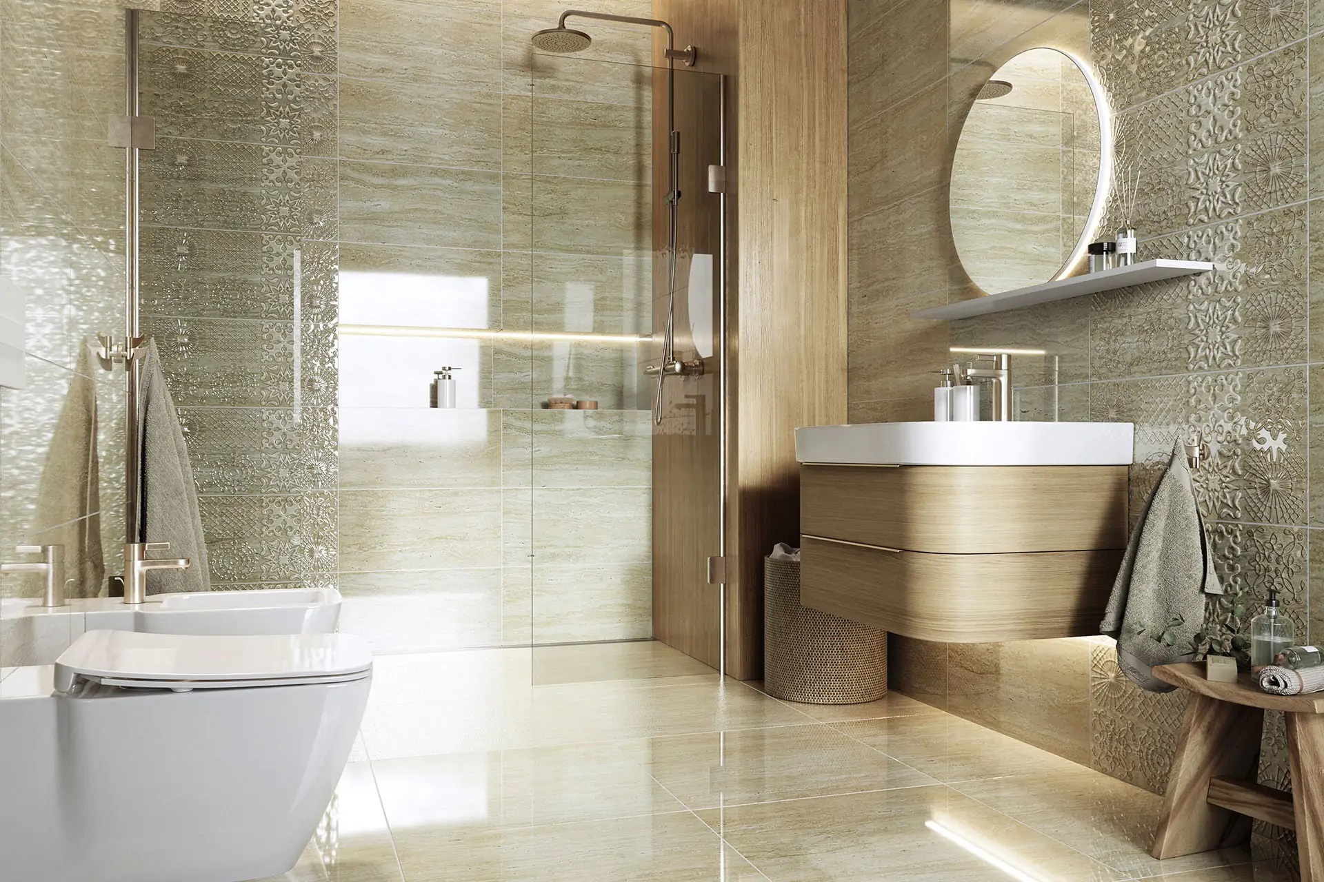 Ceramstic Cente Luce płytka ścienna 60x30 cm