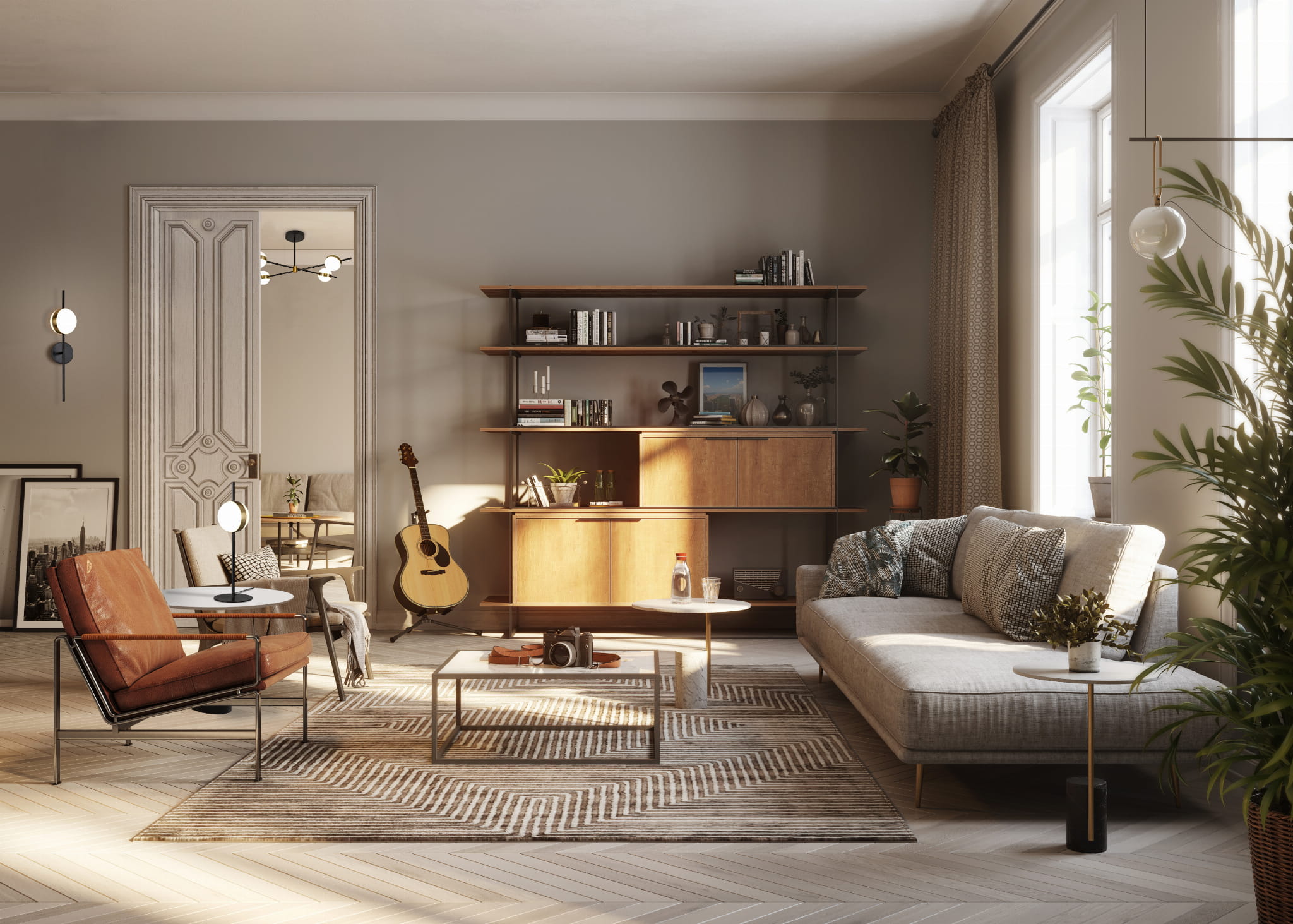 Mantra Cuba kinkiet 1x8 W biały-czarny-złoty 7163 - Wysyłka w 24h