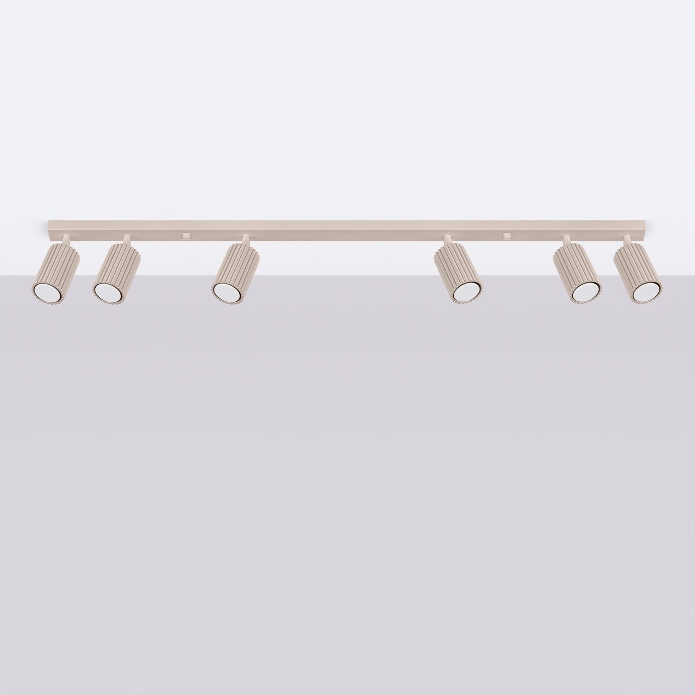 Sollux Lighting Karbon lampa podsufitowa 6x10 W kaszmirowa SL.1766