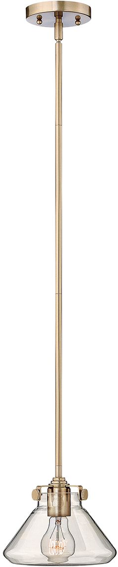 Elstead Lighting Congress lampa wisząca 1x60 W szczotkowany karmel HK-CONGRESS-P-A-BC