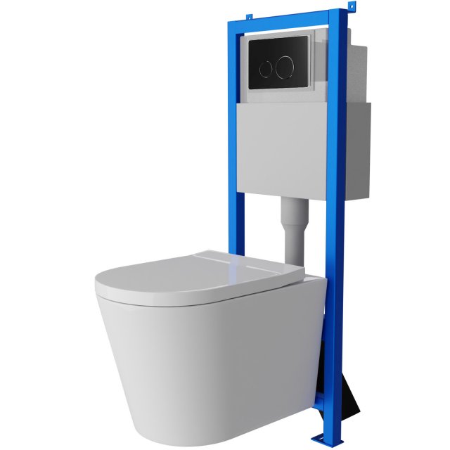 LAVITA Zestaw podtynkowy mechaniczny LAV101 40, miska wirowa VERSONI,