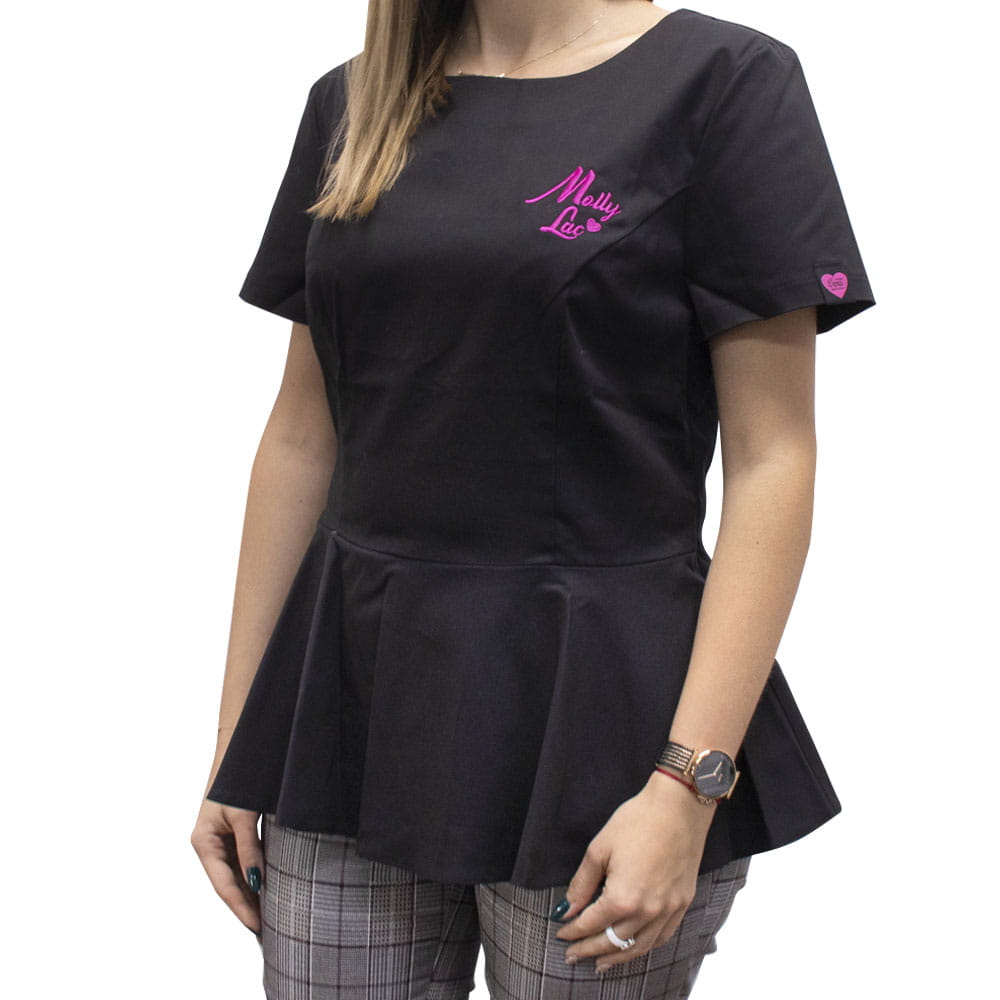 Fartuszek kosmetyczny z baskinką MollyLac Nr 44