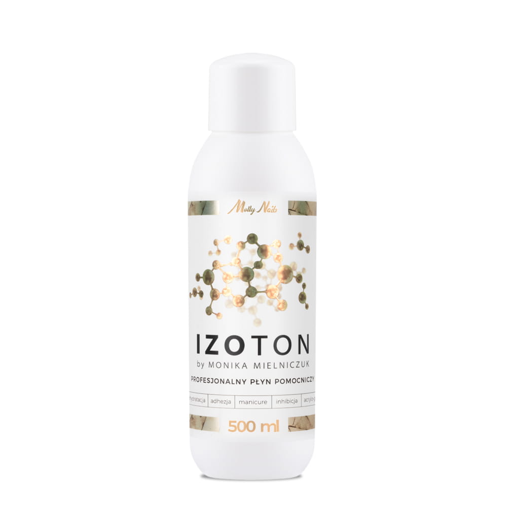 IZOTON by Monika Mielniczuk Molly Nails profesjonalny płyn pomocniczy dehydratacja adhezja manicure inhibicja acrylo-gel 500ml