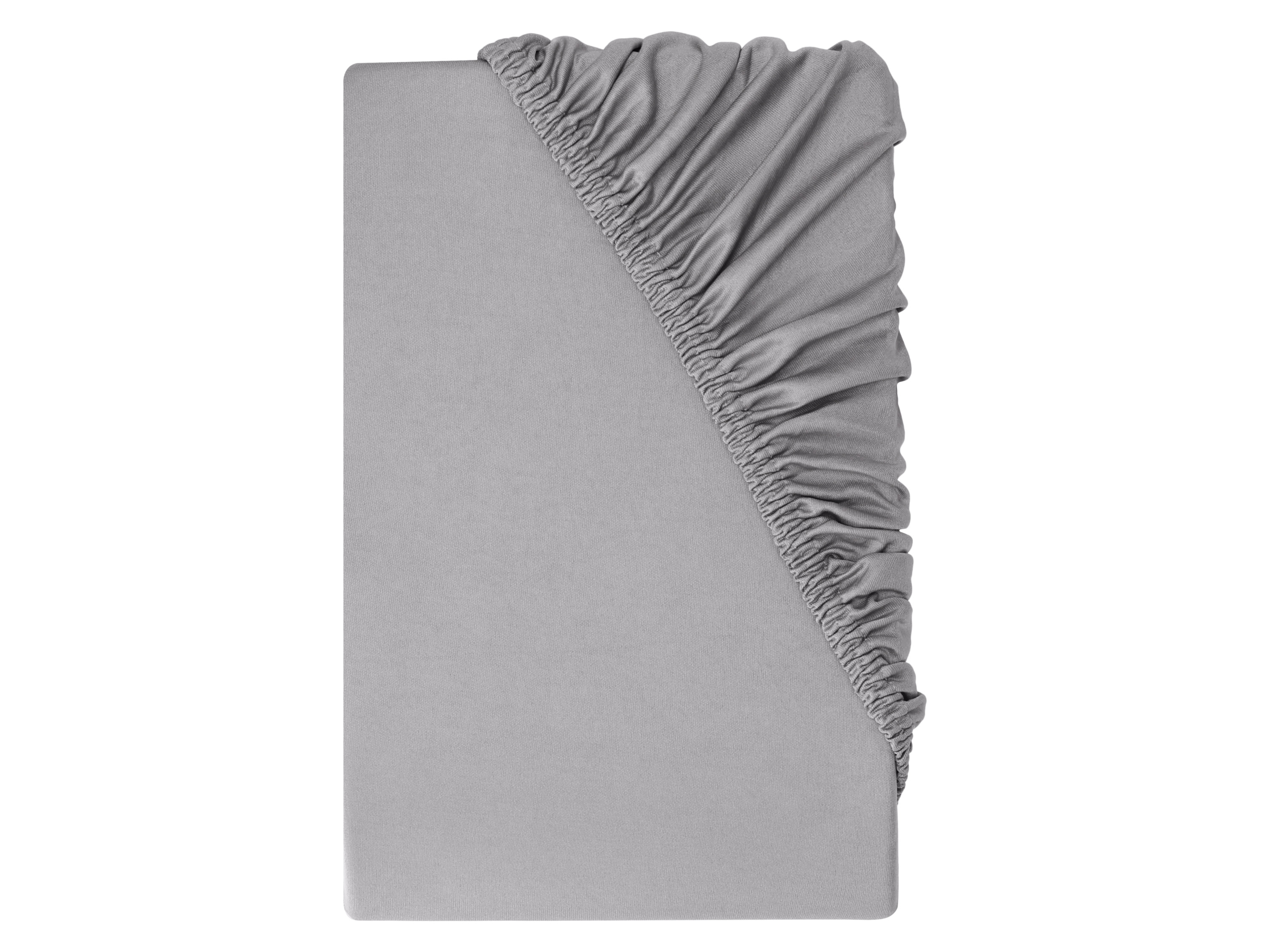 Livarno Prześcieradło z mikrowłókna z gumką, 180-200 x 200 cm Szary