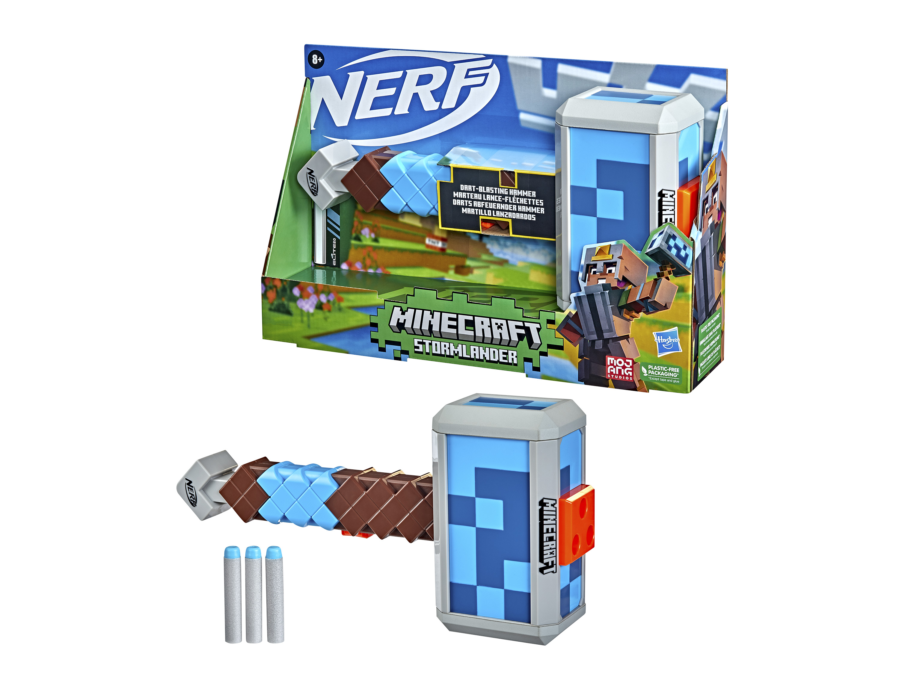 Miecz, Kusza lub Młot Nerf i Minecraft Młot Stormlander