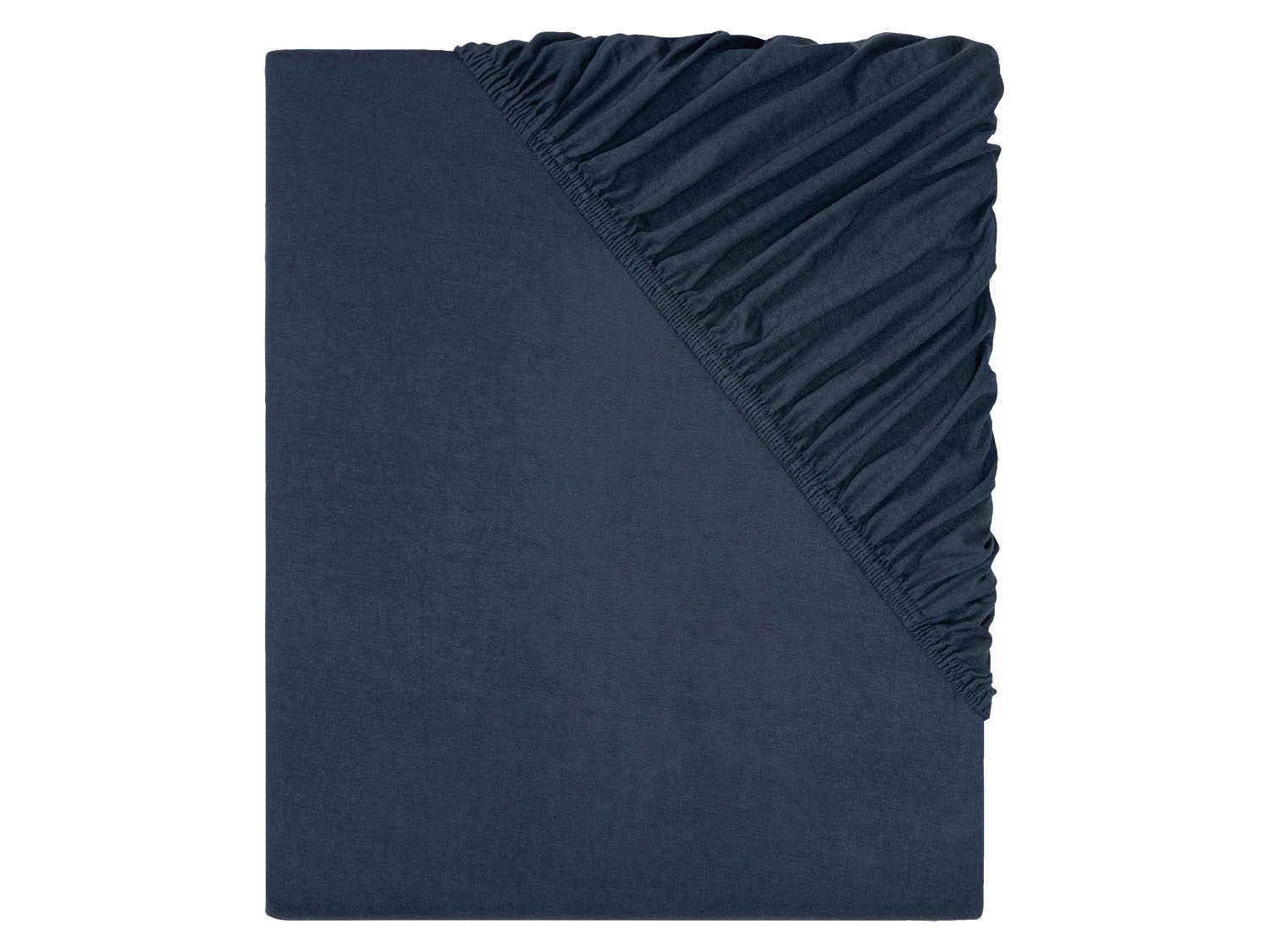 Livarno home Prześcieradło z dżerseju z gumką, 180-200 x 200 cm Niebieski