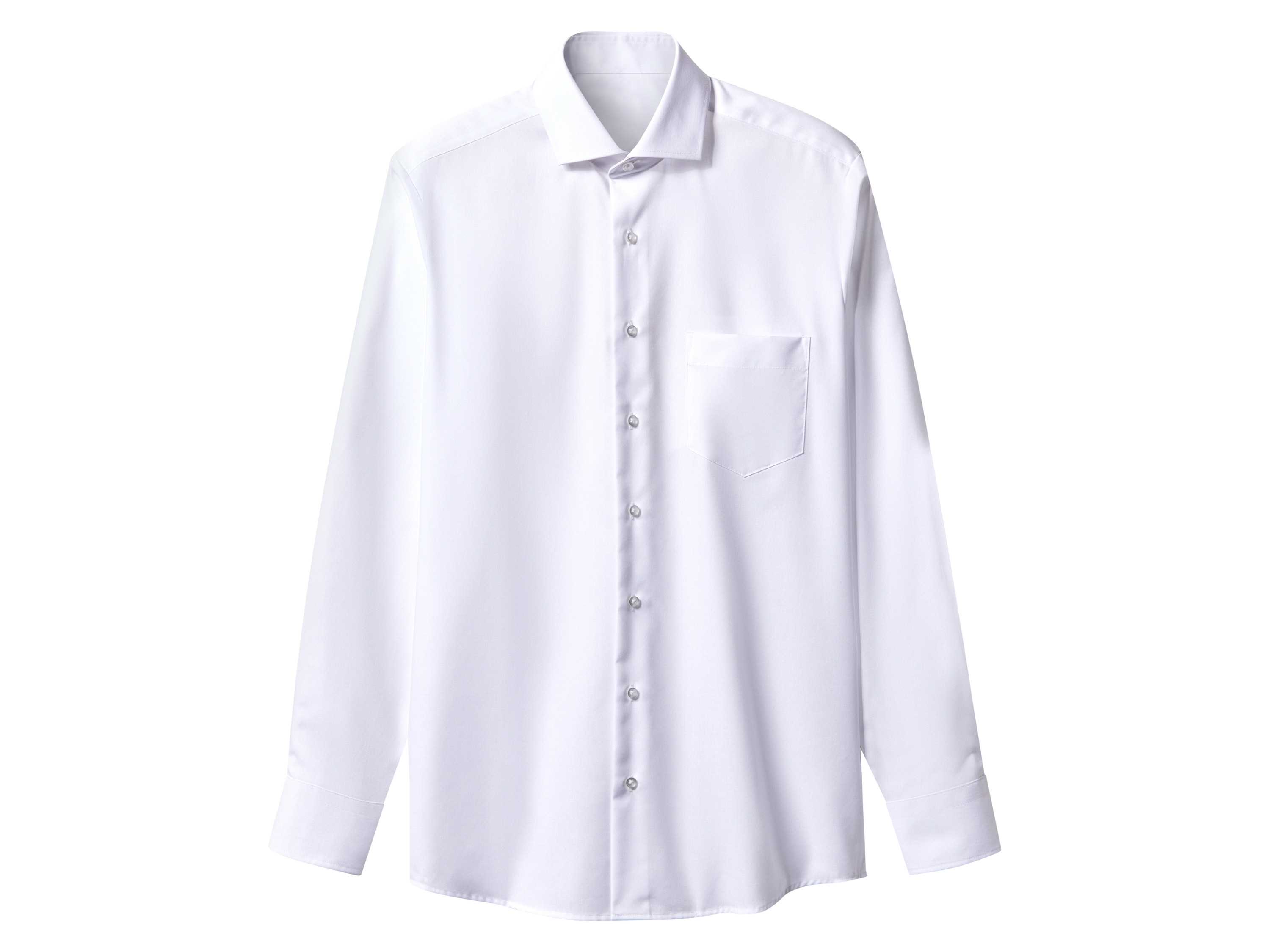 esmara Men Koszula biznesowa premium z bawełny Biały, 41