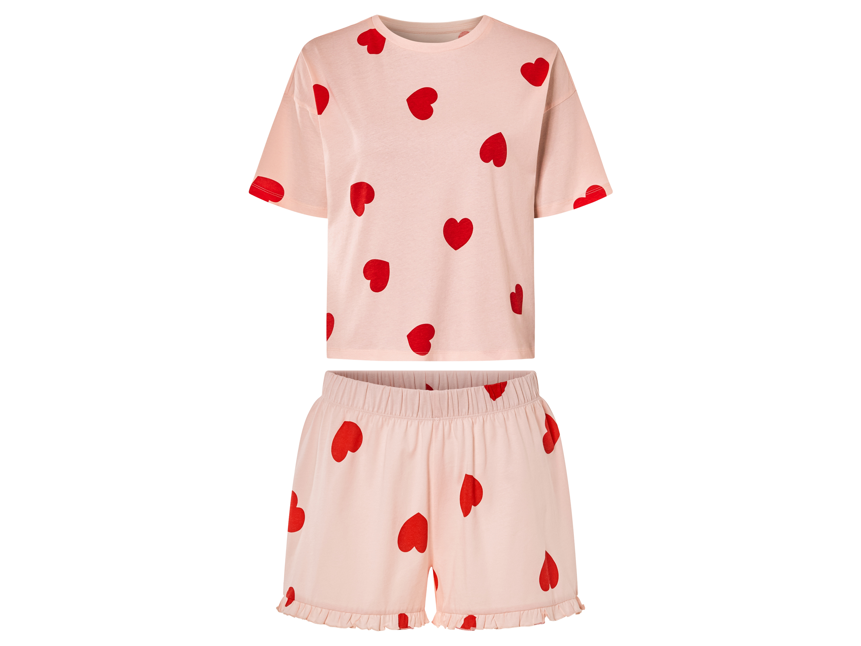 esmara Piżama damska z bawełny Różowy, M40/42