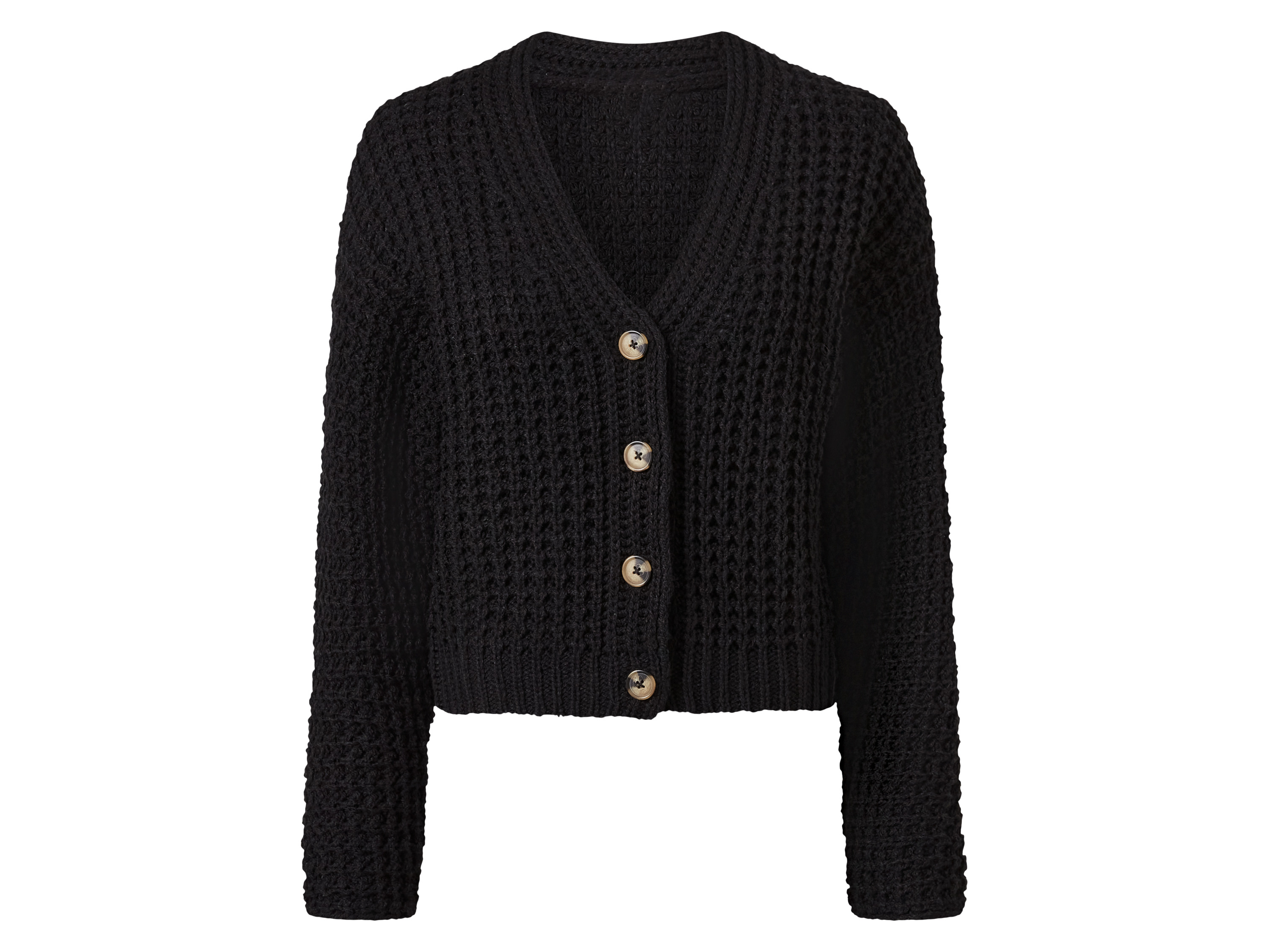 esmara Kardigan damski Czarny, XS 32/34