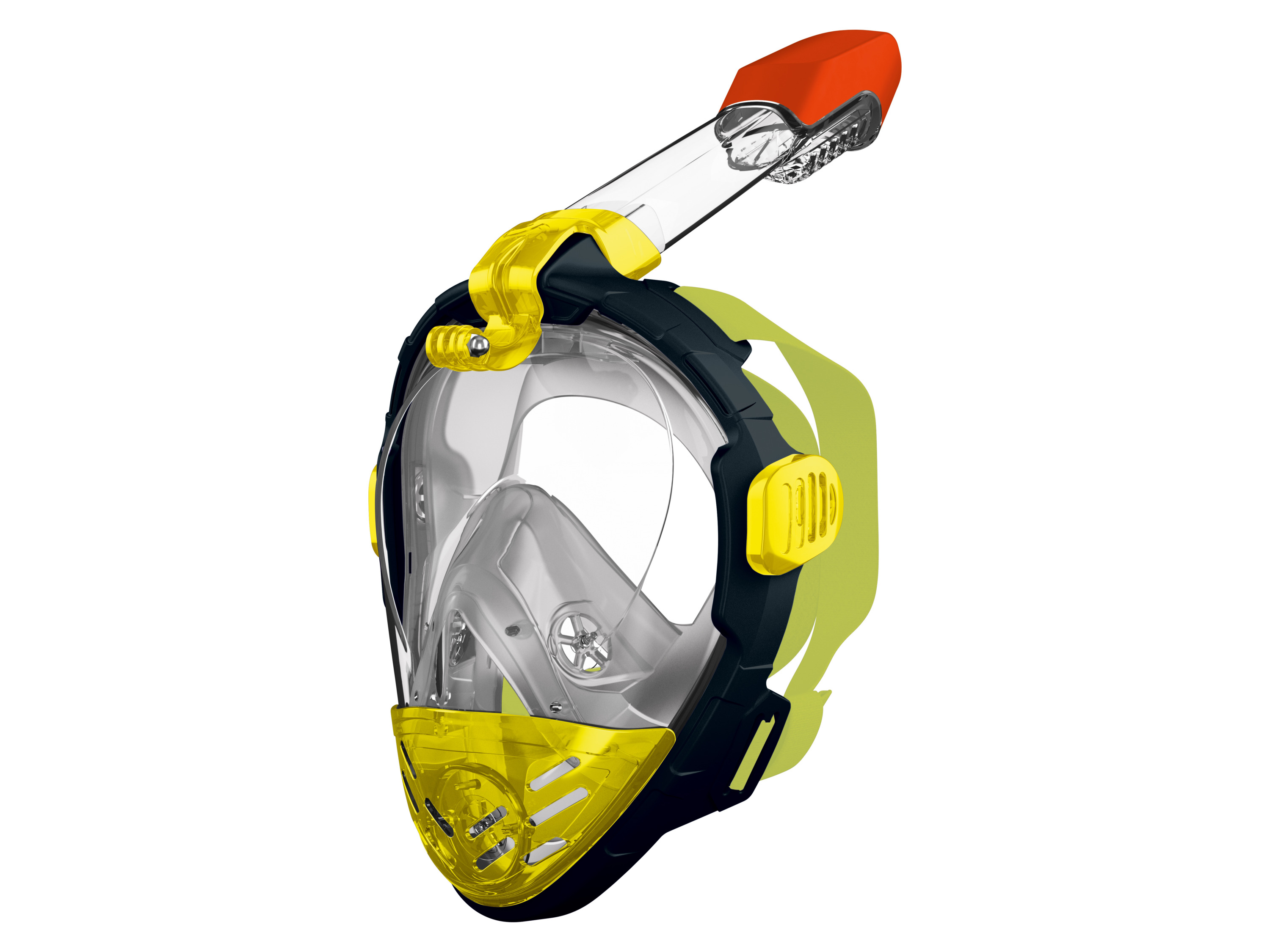 Crivit Maska do snorkelingu pełnotwarzowa z fajką L/Xl