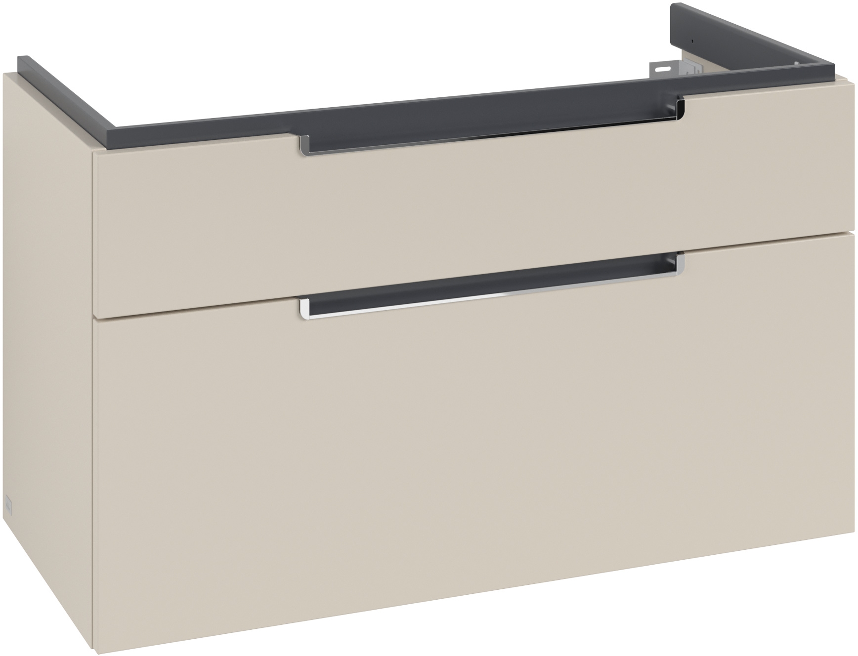 Darmowa Dostawa - Szafka 98.7x44.9x59 cm podumywalkowa wisząca szara Villeroy & Boch Subway 2.0 A91510VN