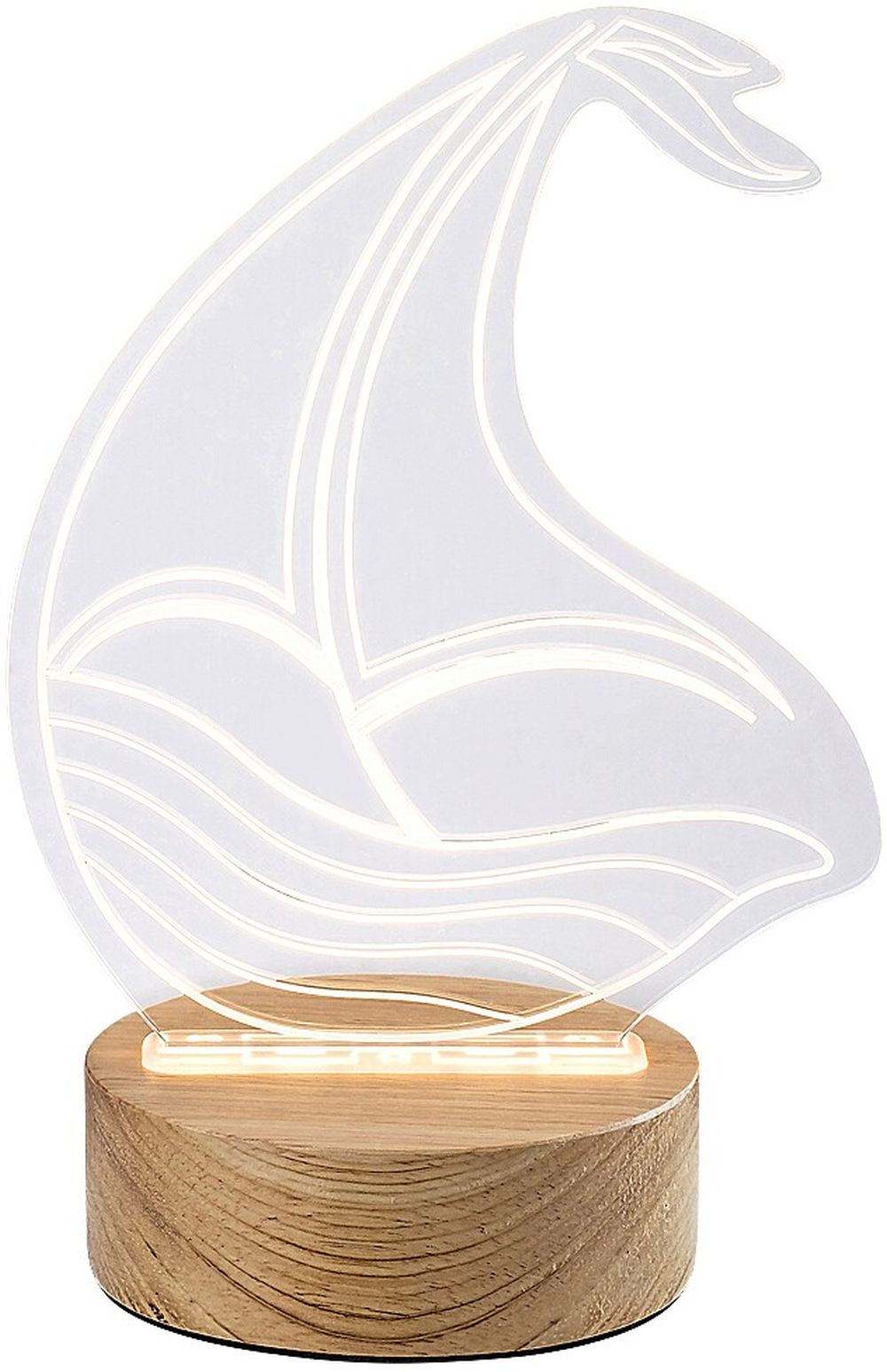 Darmowa Dostawa - Lampa stołowa 1x2 W przejrzysty Rabalux Akali 76001