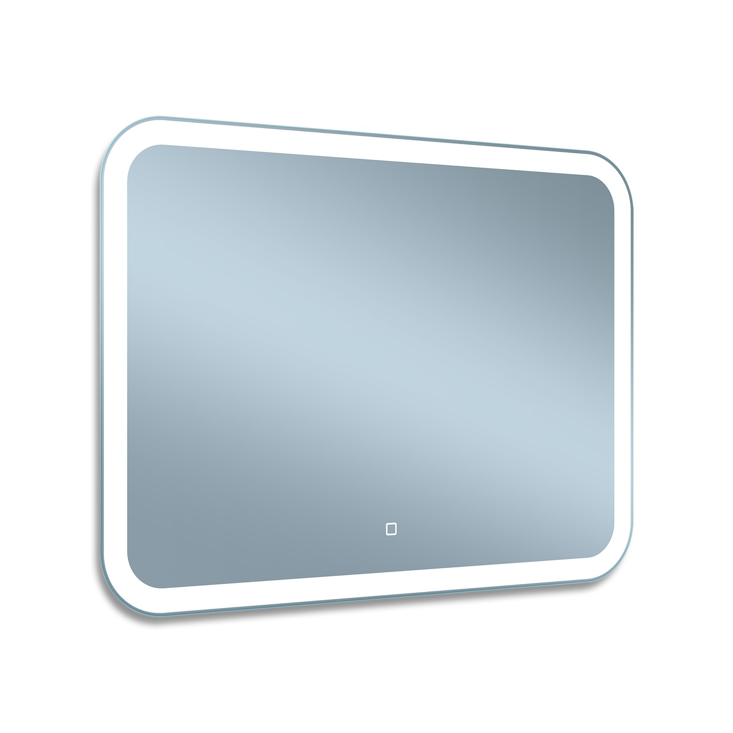 Darmowa Dostawa - Lustro 80x60 cm prostokątne z oświetleniem srebrny Venti Prima 5907459662092