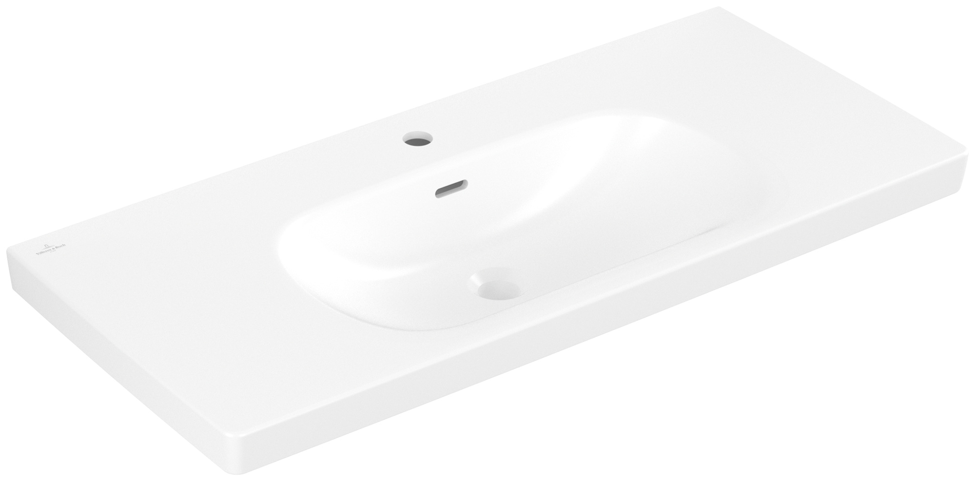 Darmowa Dostawa - Umywalka 100x46 cm prostokątna meblowa biała Villeroy & Boch Skyla 5A51A5RW