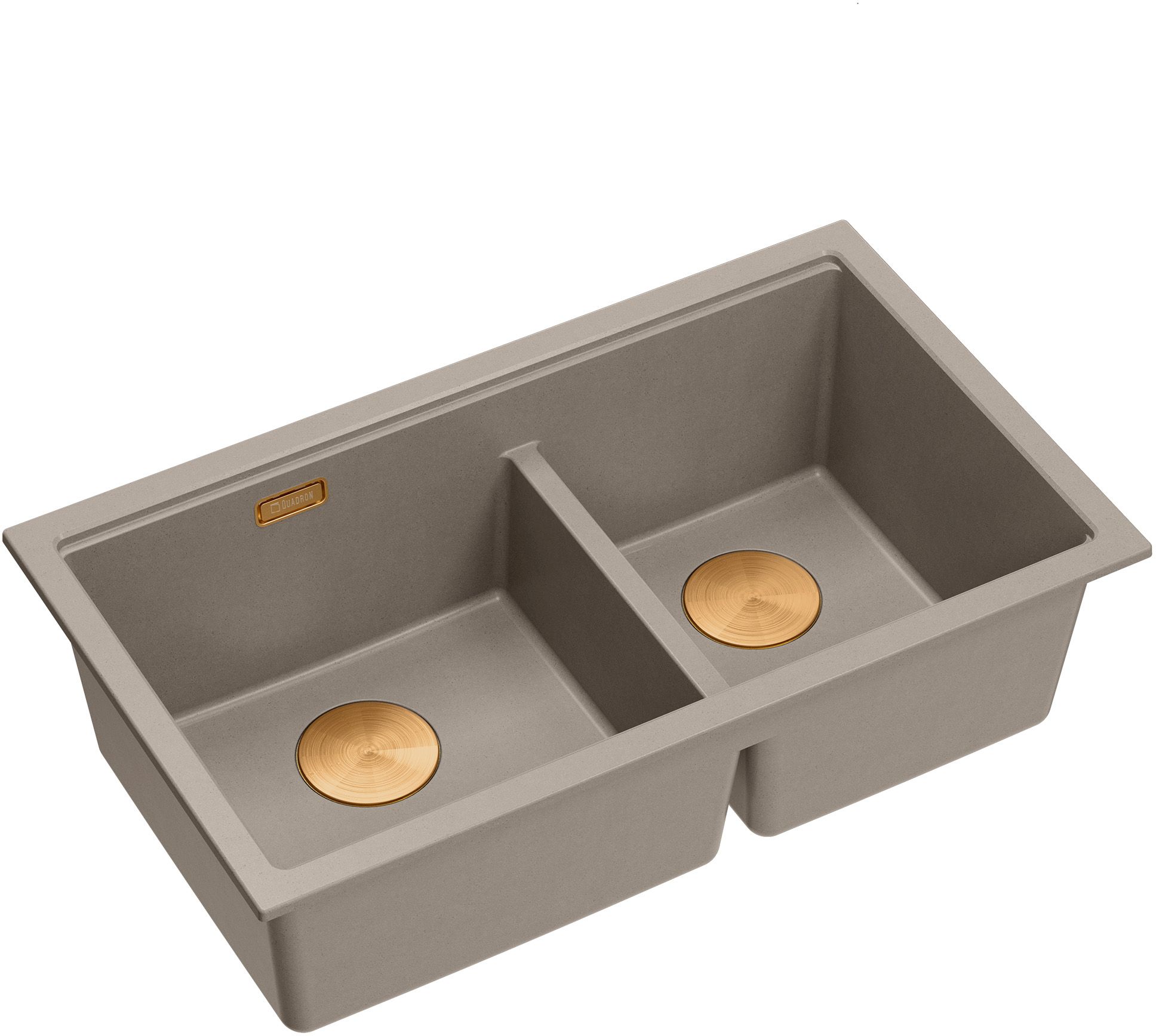 Darmowa Dostawa - Zlewozmywak GraniteQ 76x45 cm beżowy Quadron Logan HQL7645U4PVDC1U