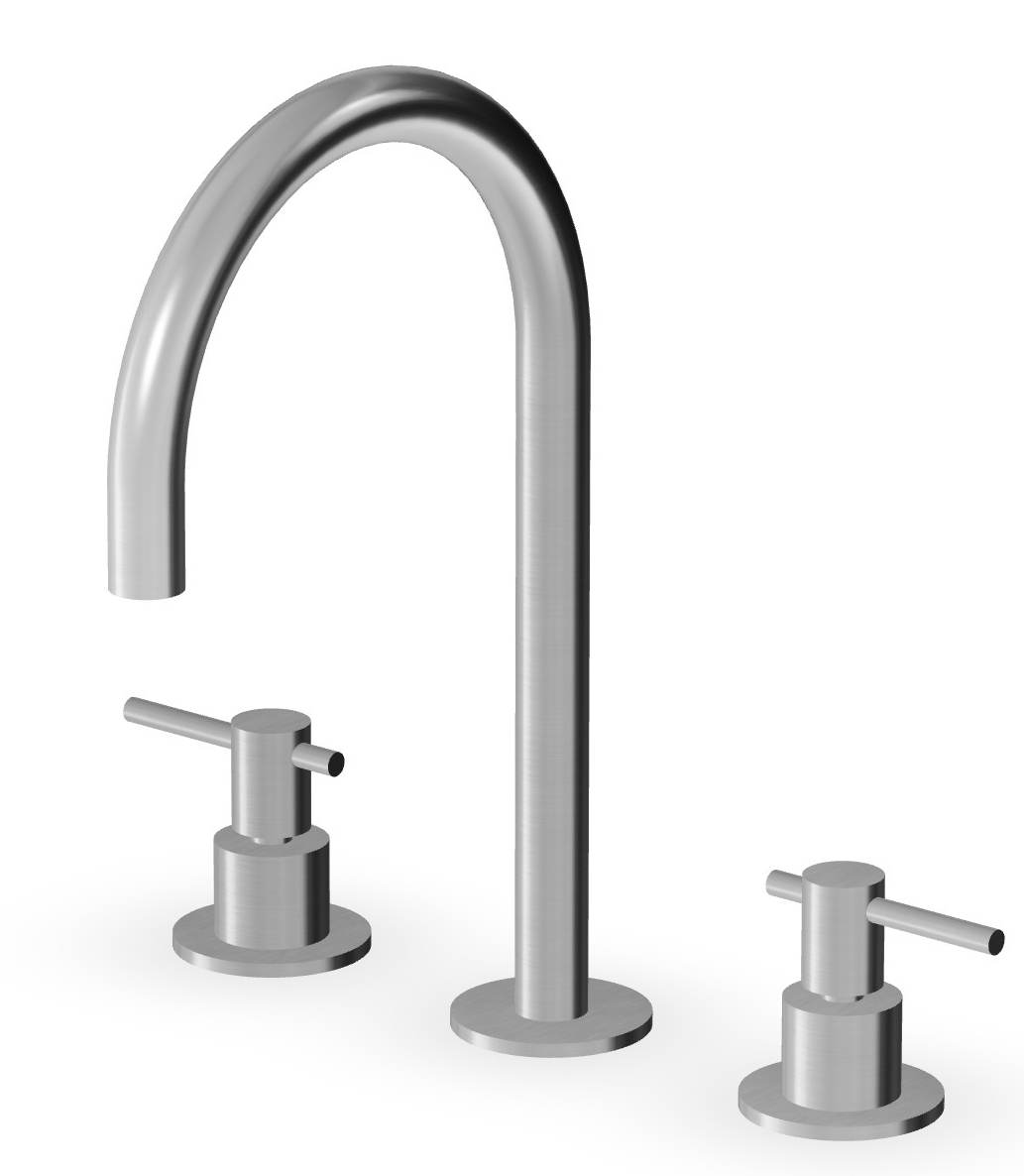 Darmowa Dostawa - Bateria umywalkowa stojąca stal Zucchetti Helm ZHL516X