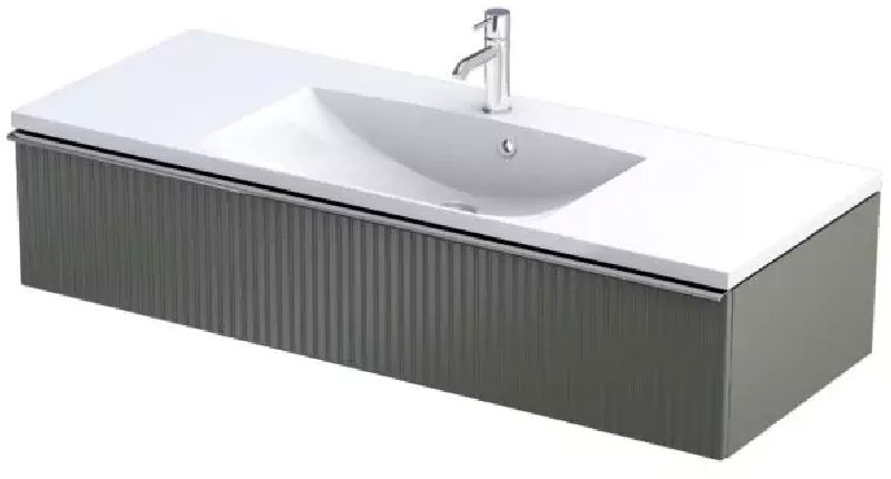 Darmowa Dostawa - Szafka 119.6x45.5x25 cm podumywalkowa wisząca zielona Oristo Etna OR52SD1S12017R