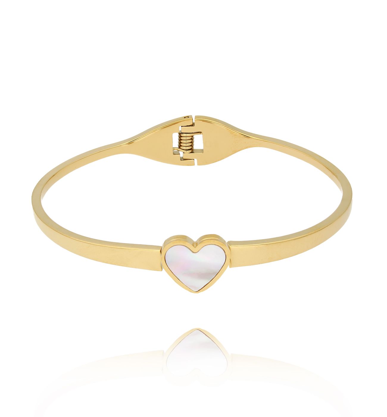 Bransoletka obręcz z sercem Balance BSA0726