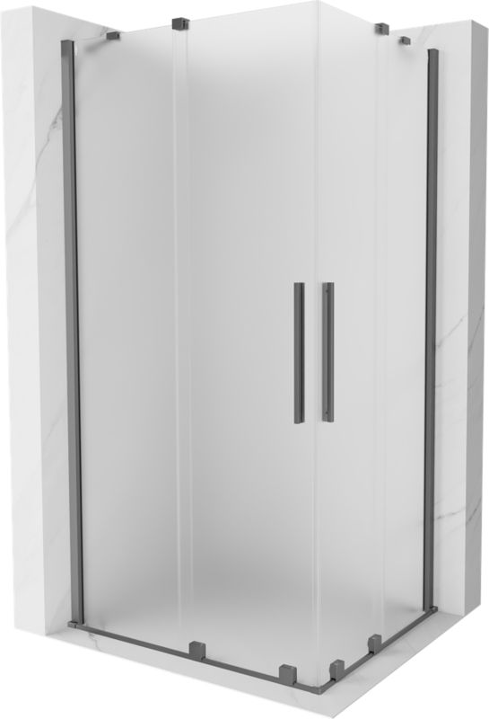 Kabina prysznicowa prostokątna Mexen Velar szron 1 szt.