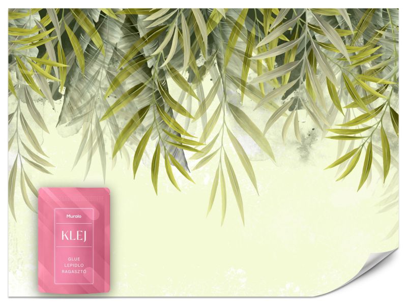 Fototapeta Muralo Liście Egzotyczne Natura 350x256 cm 1szt.