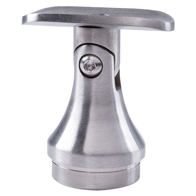 Podpora poręczy PINOX przegubowa wbijana do słupka 42,4x2,0 mm - stal nierdzewna H 56 mm (Satyna) 1 szt