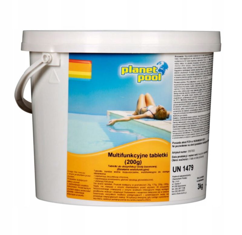 Chemia basenowa, Pool Systems, Chemoform, Chlor, Tabletki Multifunkcyjne, 3Kg