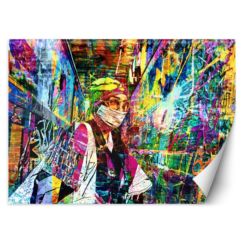 Fototapeta Feeby Kobieta w masce Glamour 350x245 1 szt