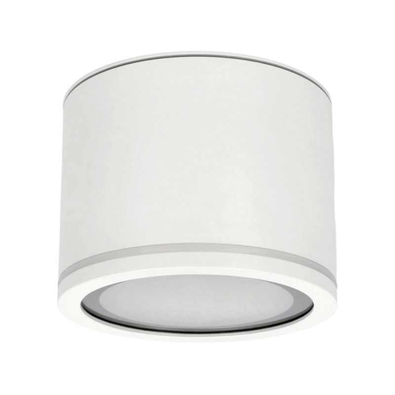 Punktowa oprawa sufitowa Edo do łazienki Uma Sand White IP54 okrągła biała 1 szt.