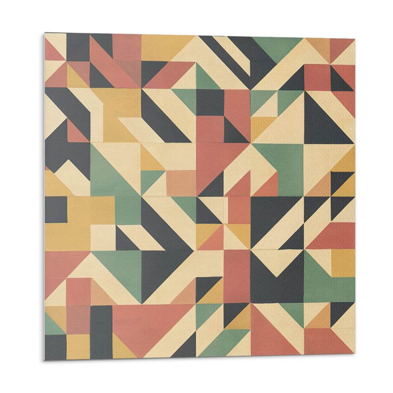 Kafelki samoprzylepne Wallfluent 50x50 cm Wzór geometryczny w abstrakcyjnym ujęciu 4 szt.