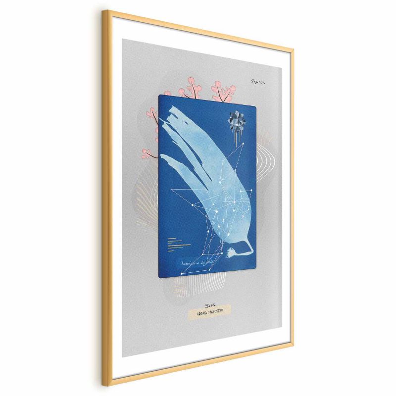 Plakat Artgeist Glon 21x30 cm z ramą złotą 1 szt