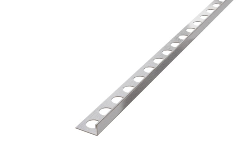 Profil licowy J Lambro srebrny matowy do płytek 1.2 cm x 270 cm 1 szt.