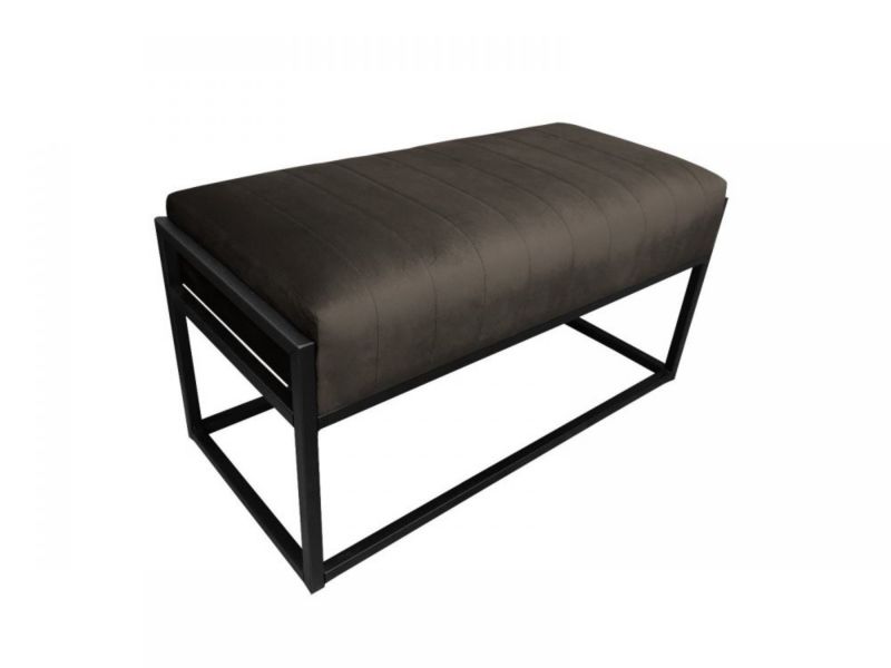 Ławka LILU MG VELVET brązowa ATOS 1 szt.