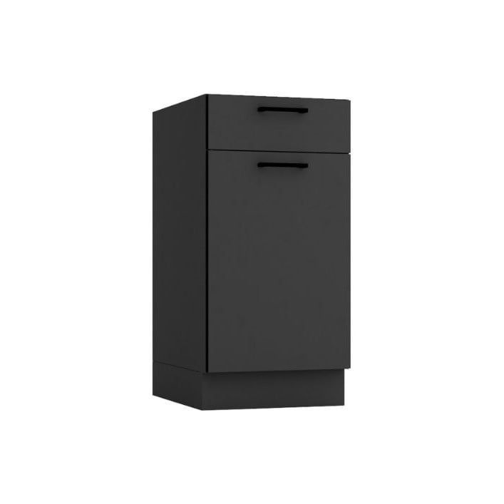 Szafka kuchenna stojąca Stolkar ANIKA D40S/1 P/L grafitowa 1 szt