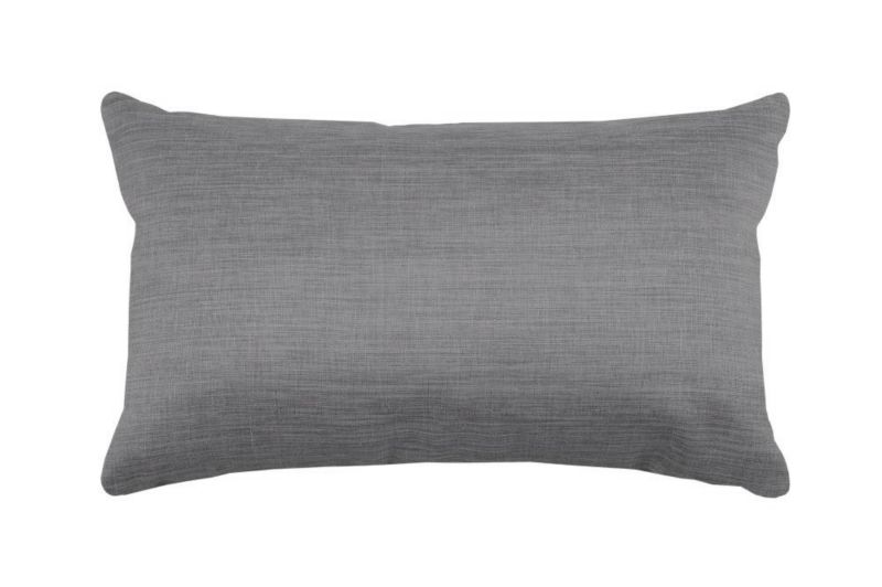 Poduszka dekoracyjna BEA STOF 30x50 cm gładka szara 1 szt.
