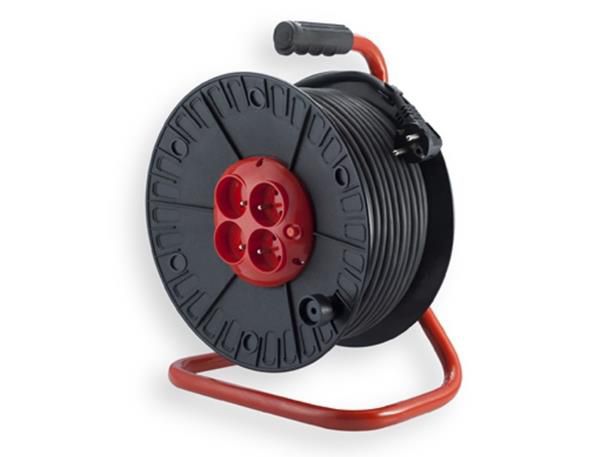 Przedłużacz bębnowy Elgotech Strong4 gniazda schuko 30 m 1 szt.