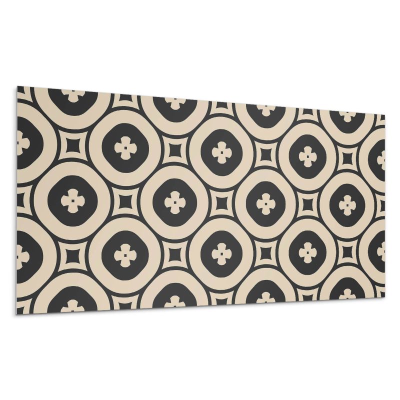 Panel samoprzylepny Wallfluent 100x50 cm Kwadratowe motywy w stylu geometrycznym 1 szt.