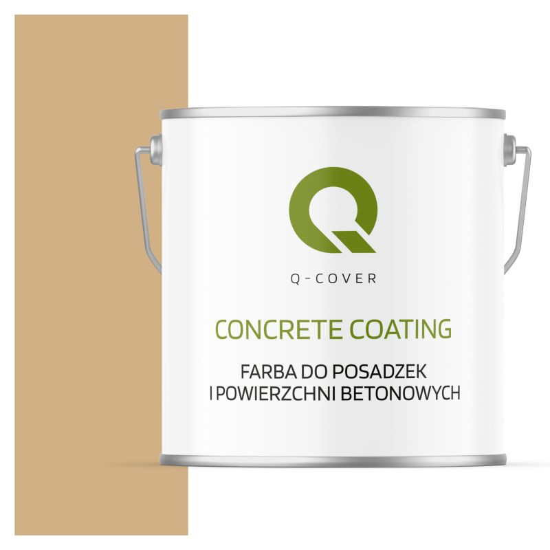 Farba do Posadzek i Powierzchni Betonowych Q-Cover Beżowy RAL1001 5L