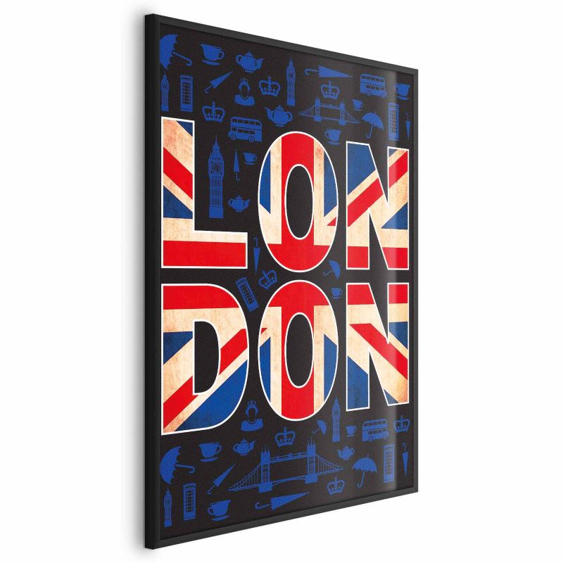 Plakat Artgeist Miasto kultury 60x90 cm z ramą czarną 1 szt