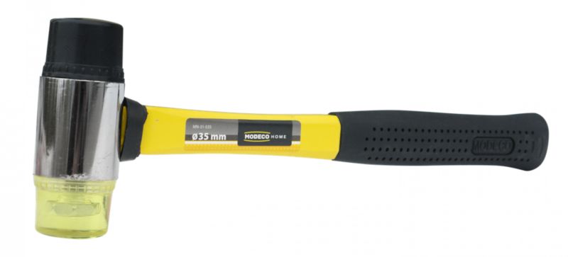 Młotek montażowy Home Tools 35 mm gumowo-plastikowy - etykieta - 1 szt.