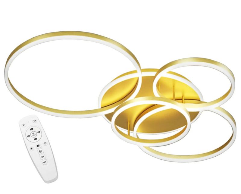 Lampa Sufitowa Toolight App1057-C Złoty