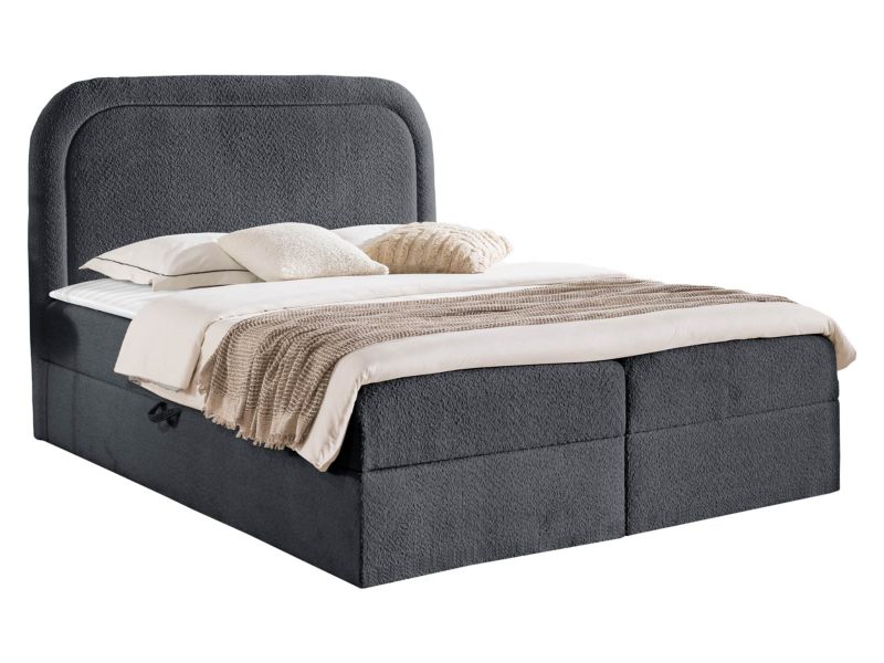 Łoże kontynentalne MIRJAN 24 Bonito 180x200 + topper ciemnoszary 1 szt.