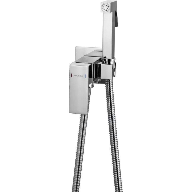 Bateria bidetowa podtynkowa Mexen Cube chrom 1 szt.